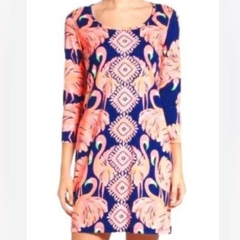 Lilly Pulitzer Pink Flamingo Mini Dress Size S